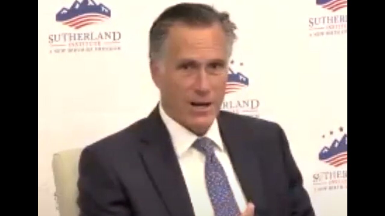 WATCH: Mitt Romney Calls For TAKEOVER - "Social Engineering..."