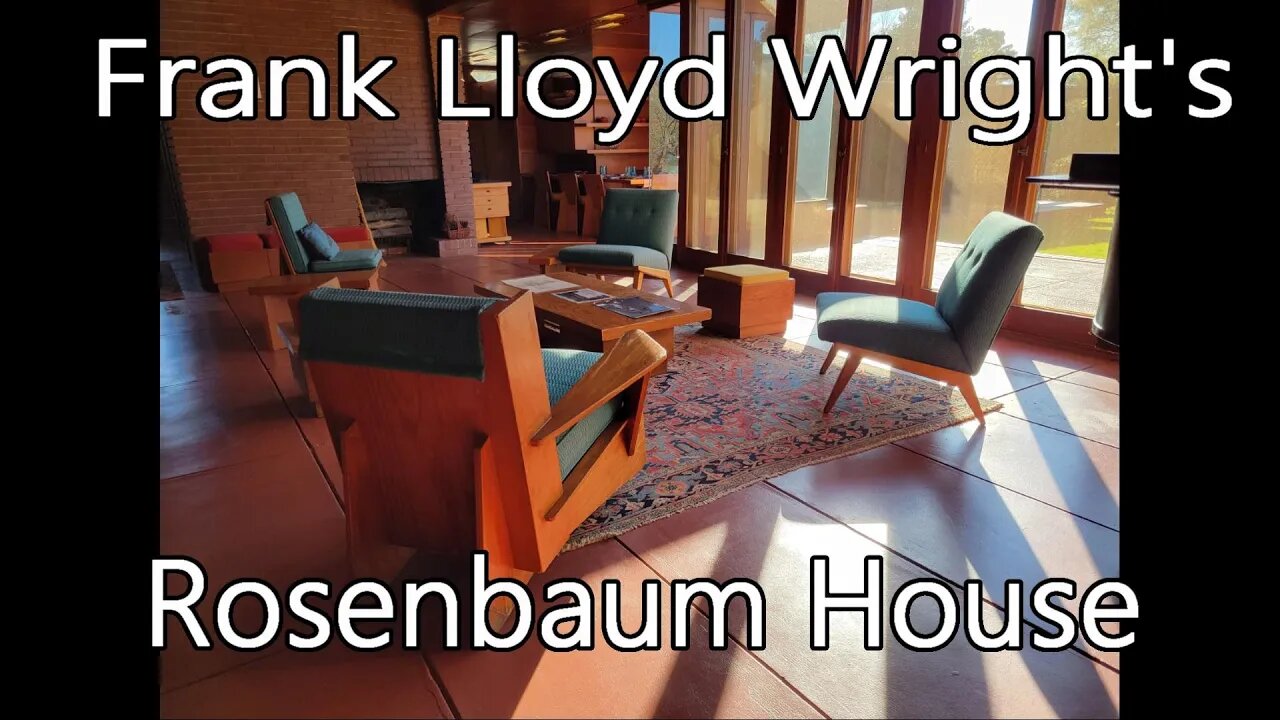 Frank Lloyd Wright - Rosenbaum House, National Historic Site Florence, Alabama