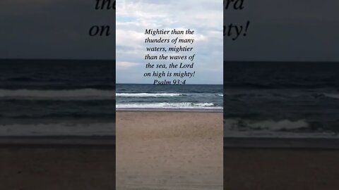 Psalms 93:4 #psalms #waves #breakers #sea #Christians #bible #bibleverse #lord #might #shorts