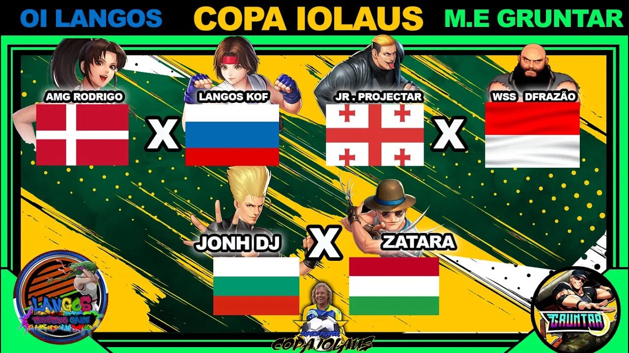 SEGUNDODIA COPA IOLAUS /RODRIGO X LANGOS /JR Projecta X DFRAZÃO/ JONH X VS ZATARA