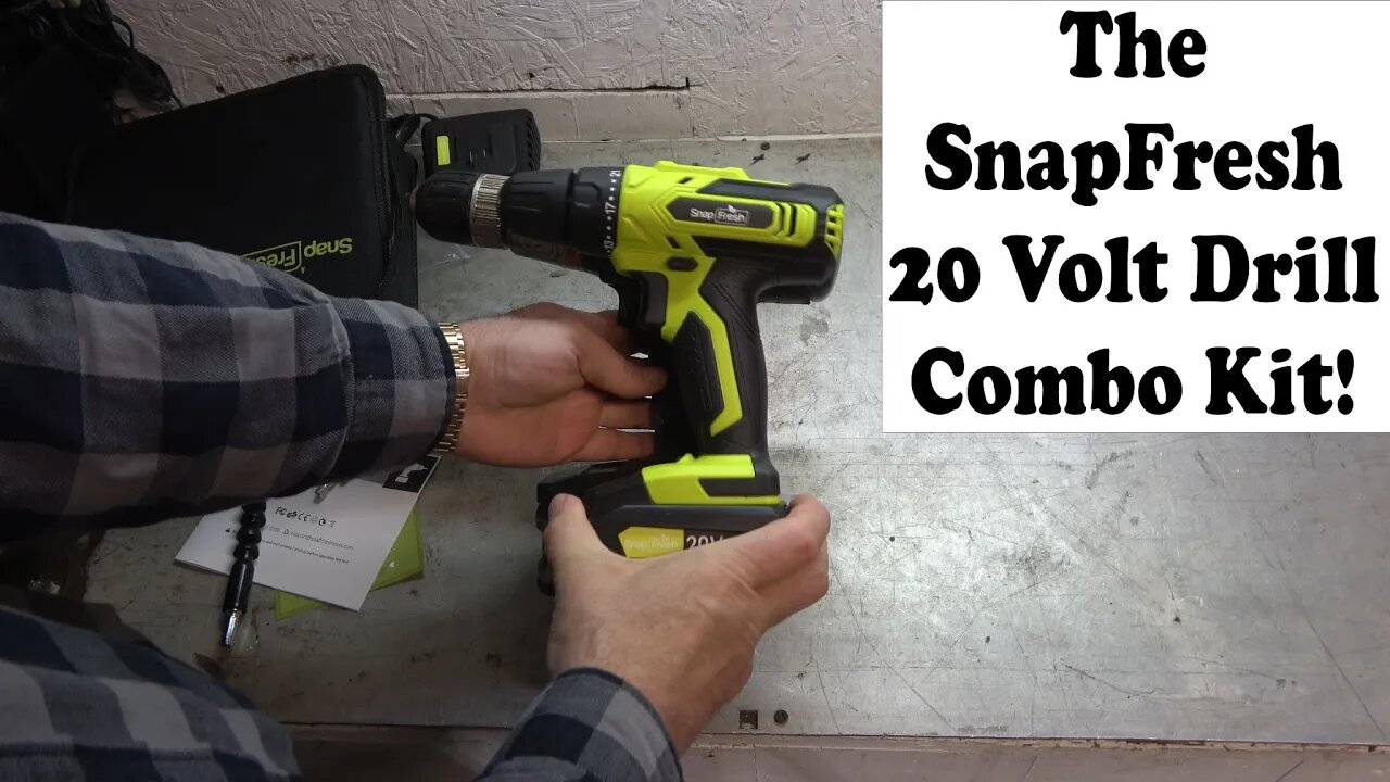 The Snapfresh Drill Combo Kit. How does this homeowner grade tool stack up?