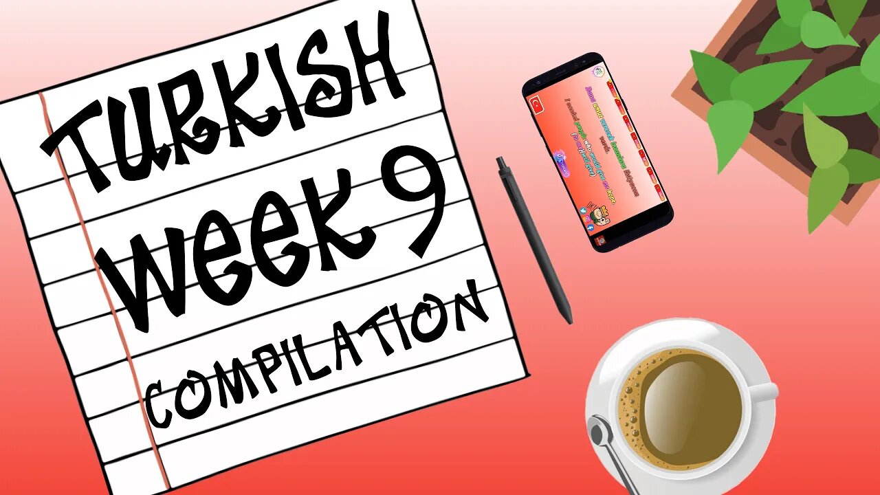 New Turkish Review! \\ Week 9 Compilation // Learn Turkish with Tongue Bit!