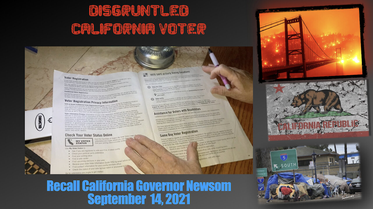 Disgruntled California Voter