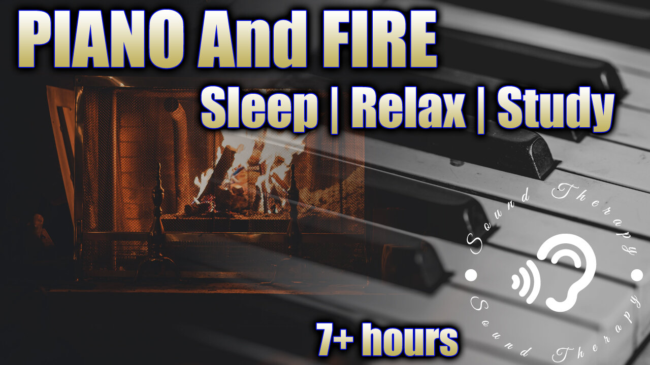 Fall Asleep FAST with FIRE and PIANO JAZZ!!!!