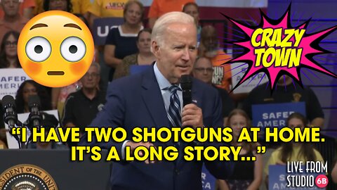 Biden Is Off the Rails in This Rally Speech (Crazy Town)