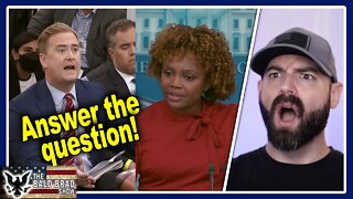 Peter Doocy gets frustrated with Karine Jean-Pierre