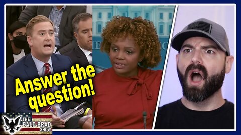 Peter Doocy gets frustrated with Karine Jean-Pierre