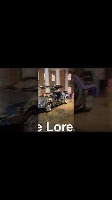 delorean de volta para o Futuro back to the future #deloreantimemachine #backtothefuture