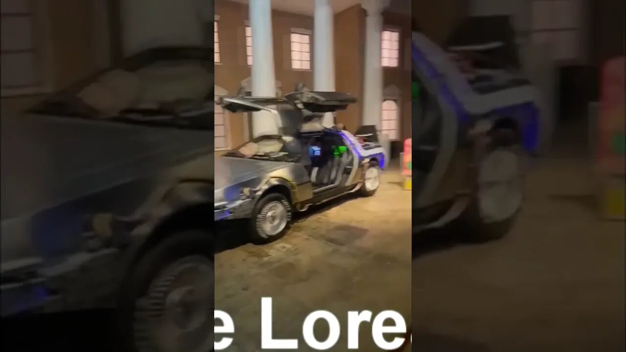 delorean de volta para o Futuro back to the future #deloreantimemachine #backtothefuture