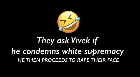 They ask Vivek if he condemns white supremacy🤣