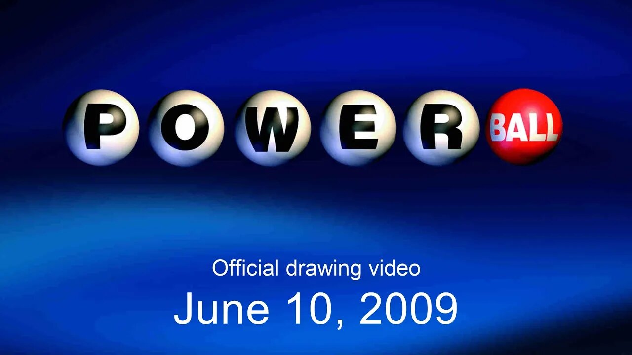 Powerball drawing for June 10, 2009