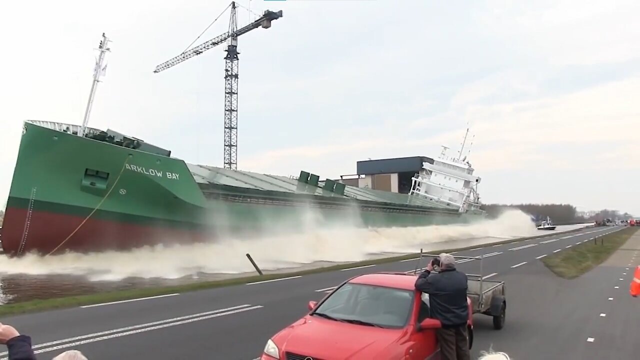 Ship Launch | BIG Waves EXTREME FAILS CLOSE Calls