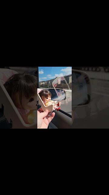 First Car Ride For OB11 Doll #shorts