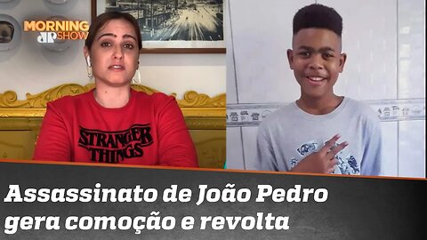 Paulinha se emociona ao falar de adolescente assassinado no RJ