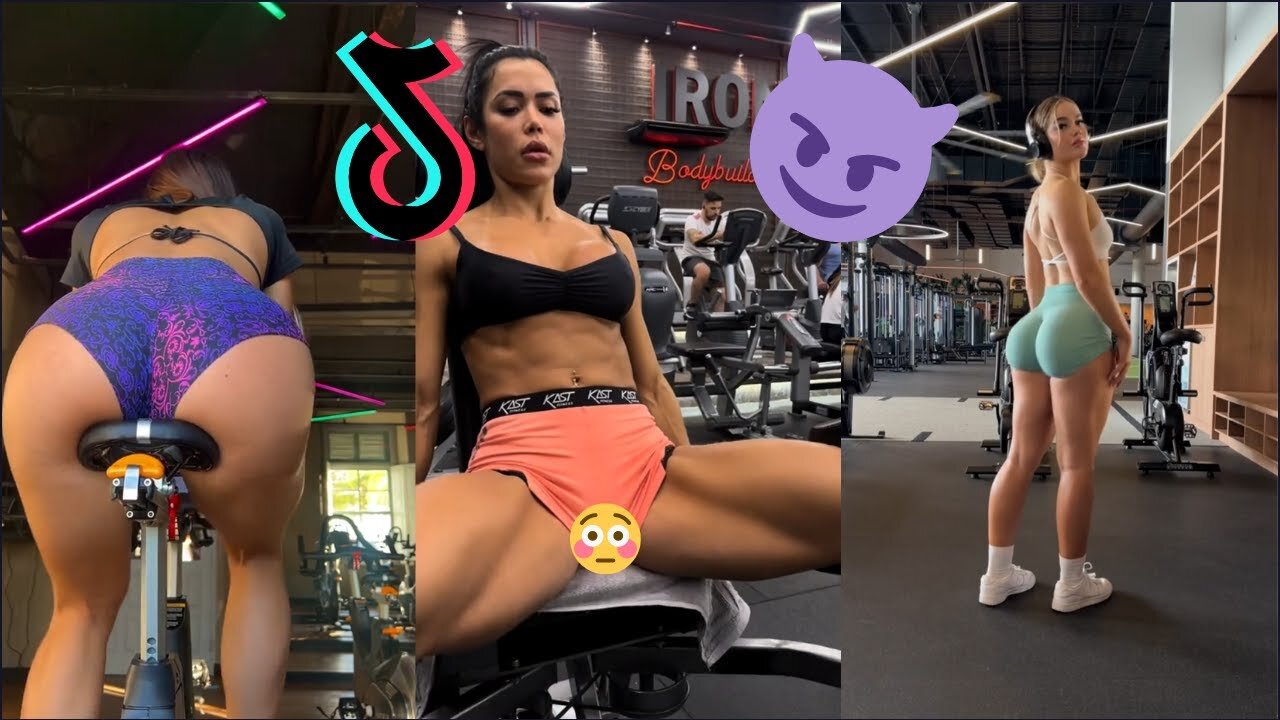 6 Minutes of Insane Gym Girls: Workout Compilation! 💪🍒 Hot, sexy girls