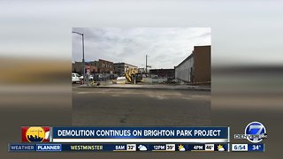 Demolition continues for Brighton Park project