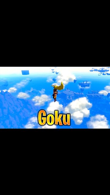 Goku SS3 In Zelda Tears of the Kingdom