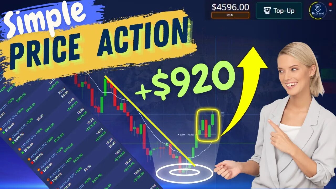 Price action and +$900 PER DAY - Binary Option in Pocket Option