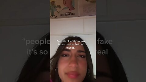 "people r literally so fake it's so hard to find real Video By jjxyyyy #Shorts