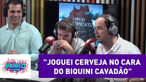 "Joguei cerveja no cara do Biquini Cavadão", revela Carioca | Pânico