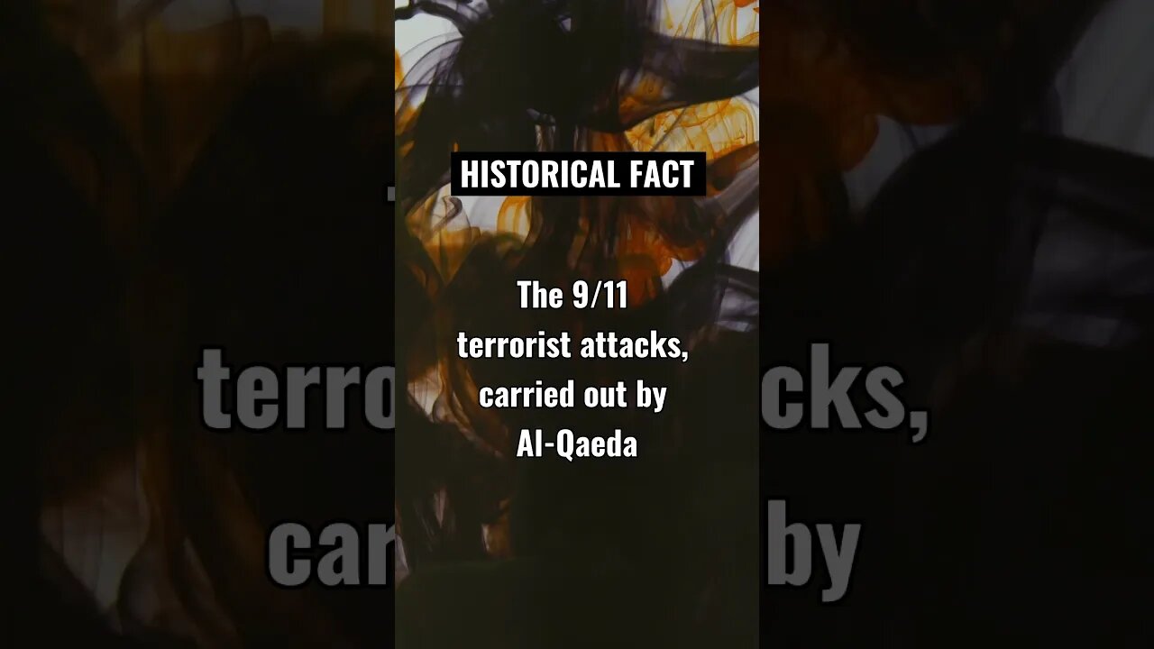 The 911 terrorist attacks, carried out by Al Qaeda