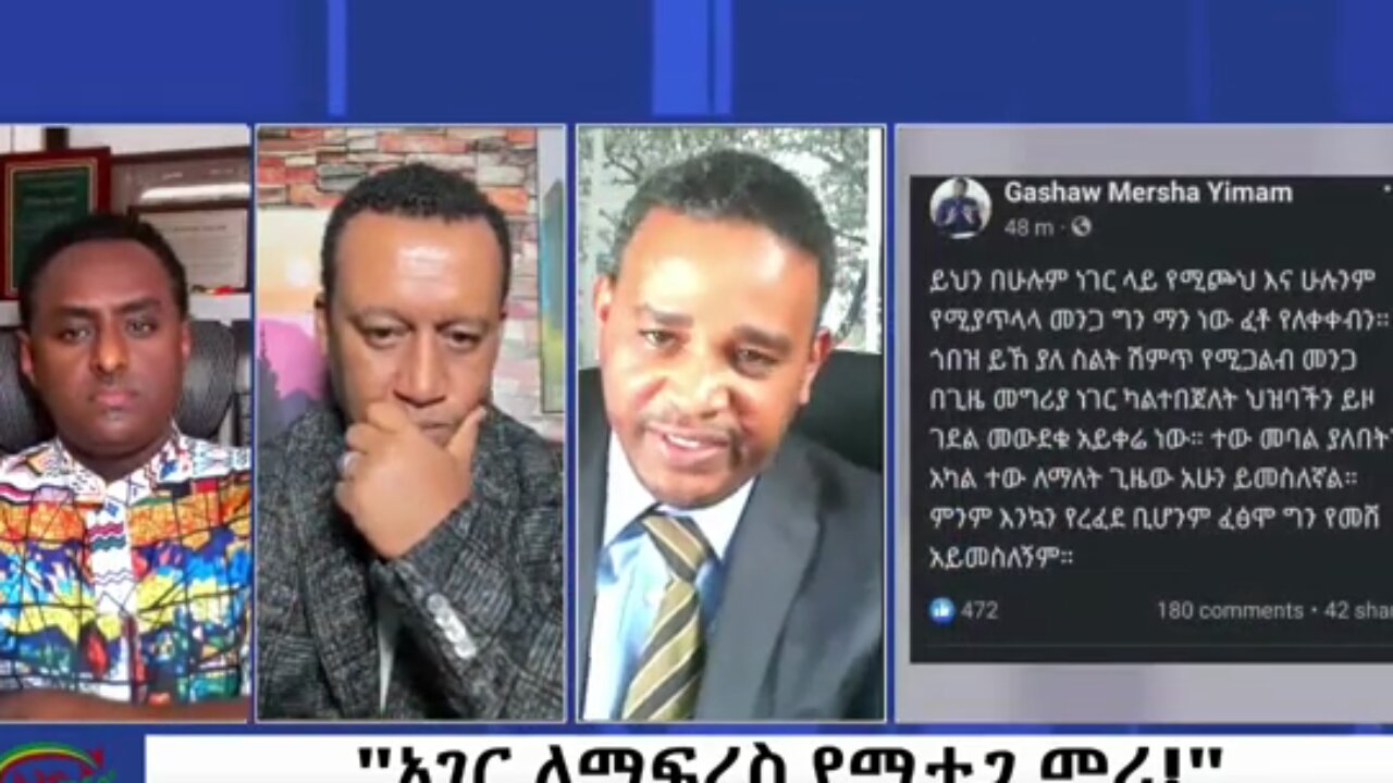 ትላንት ተቃዋሚ ነን ሲሉ የነበሩ ዛሬ የራሳቸውን የትግል አጋር ለማሳሰር የሚታትሩ አሳፋሪዎች እነማን ናቸው?- ኤርሚያስ ለገሰ
