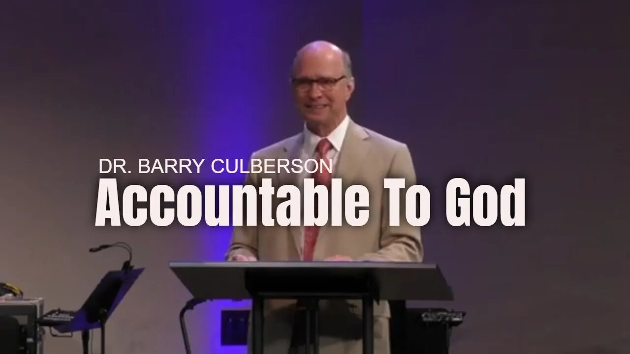 Accountable To God