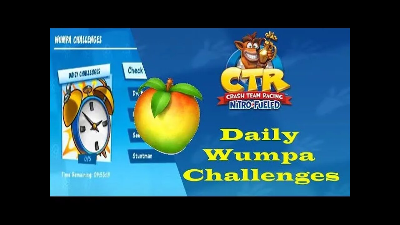 Crash Team Racing Nitro-Fueled - Daily Wumpa Challenges 2/2/22