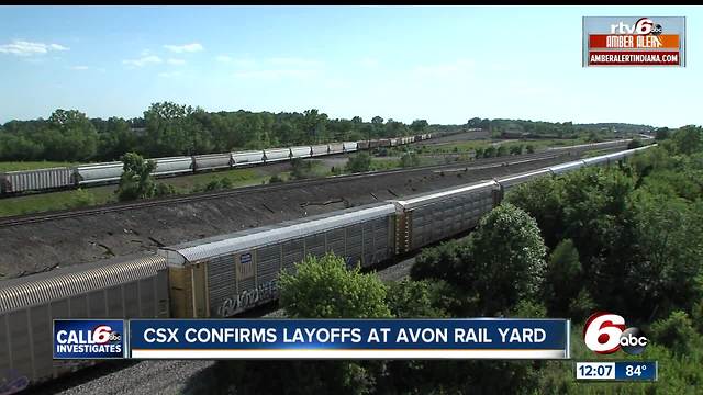 CSX plans to cut jobs at its rail yard in Avon