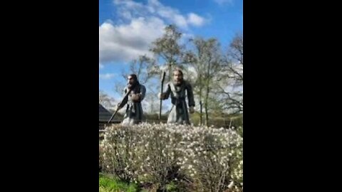 Ellert en Brammert the Giants of Schoonoord , The Netherlands