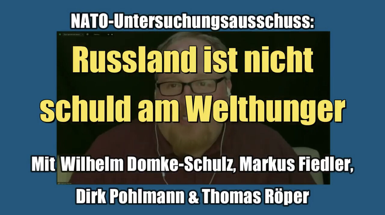 NATO-Untersuchungsausschuss: Russland ist nicht schuld am Welthunger (15.06.2022)