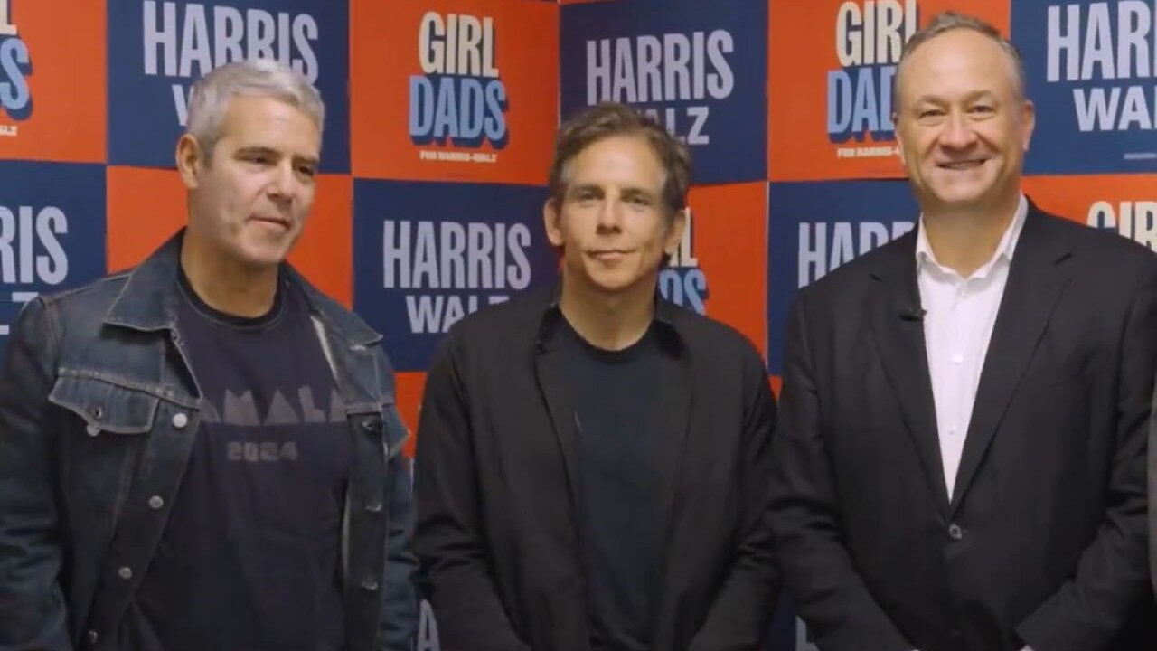 Doug Emhoff Says Andy Cohen And Ben Stiller Are Voting For Kamala Harris Because They're Girl Dads