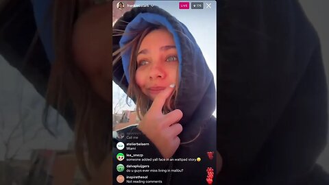 FRANKIEBSTARK IG LIVE: Outside In The Cold City Of LA. With Life Update (24/02/23)