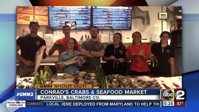 Nothing fishy about Conrad's Crabs & Seafood Market GMM shout out