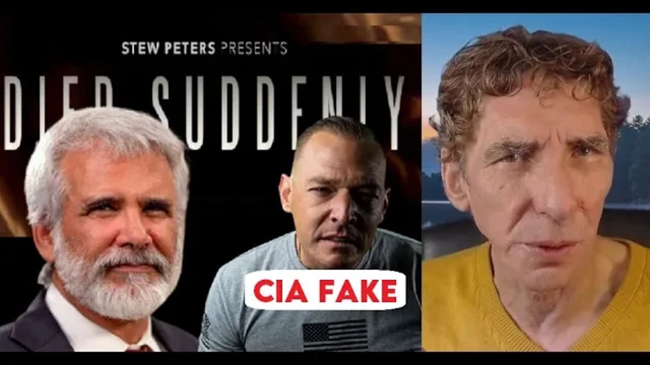 ROBERT MALONE RIPS STEW PETERS OVER CLOT MOVIE -THE CIA FAKE DYED SUDENLEE