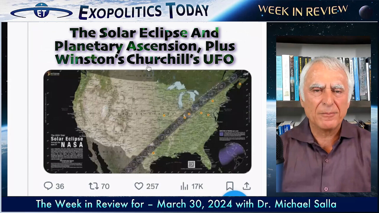 The Solar Eclipse and Planetary Ascension, Plus Winston’s Churchill’s UFO Coverup