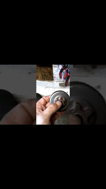 Welding up a chainsaw spur sprocket as good as new #shorts