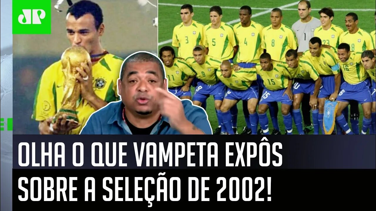 "Cara, tá dando BRIGA dentro do GRUPO DO PENTA porque..." OLHA o que Vampeta EXPÔS sobre a Seleção!