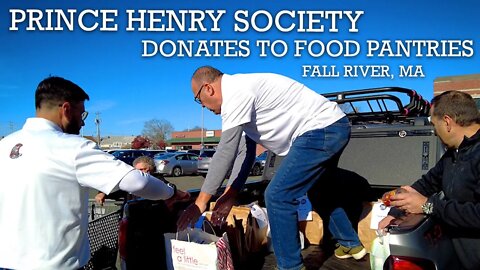 Prince Henry Society Donates to Food Pantries at Portugalia and Seabra (Fall River, MA)