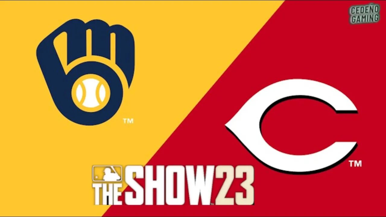 MLB The Show 23 Brewers vs Reds Gameplay PS5