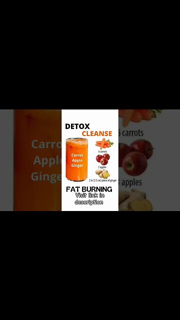 Detox Cleanse for Fat Burning: Reveal Your Best Self | Detox Cleanse for Weight Loss Homemade #short
