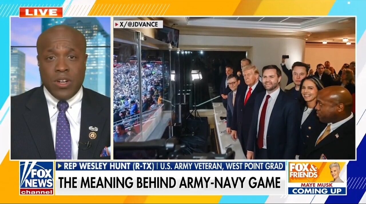 Rep Wesley Hunt: It's A Sign of Disrespect That Biden Didn't Show Up For Army-Navy Game