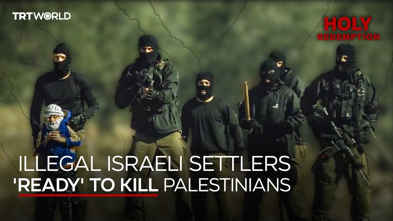 Illegal Zionist settlers in occupied West Bank 'waiting to slaughter'