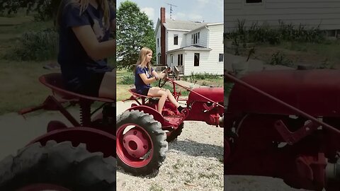 First drive on the Farmall Cub!!!!!