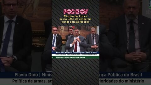 Ministro da Justiça acusa CACs de venderem armas para as facções como PCC e CV durante sessão na CCJ