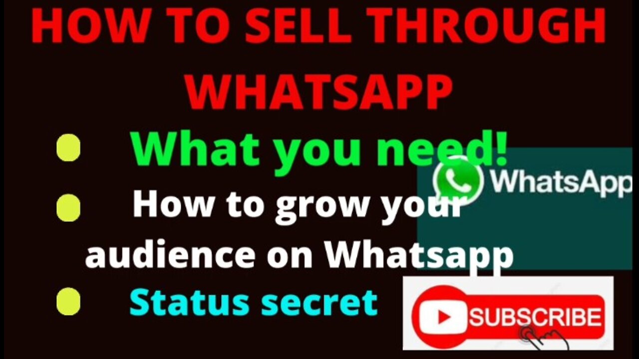 How to sell through WhatsApp