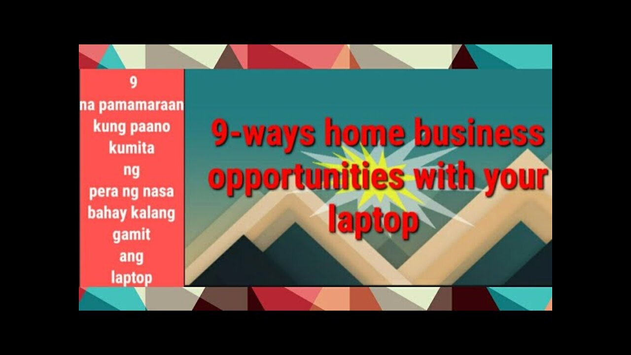 Online business idea /work from home