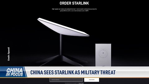 China Sees Starlink as Military Threat | CLIP | China in Focus