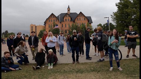 Return to Montana State Univ: Respectful Crowd, Humble Questions, Some Mockers But Also Sincere Hearts