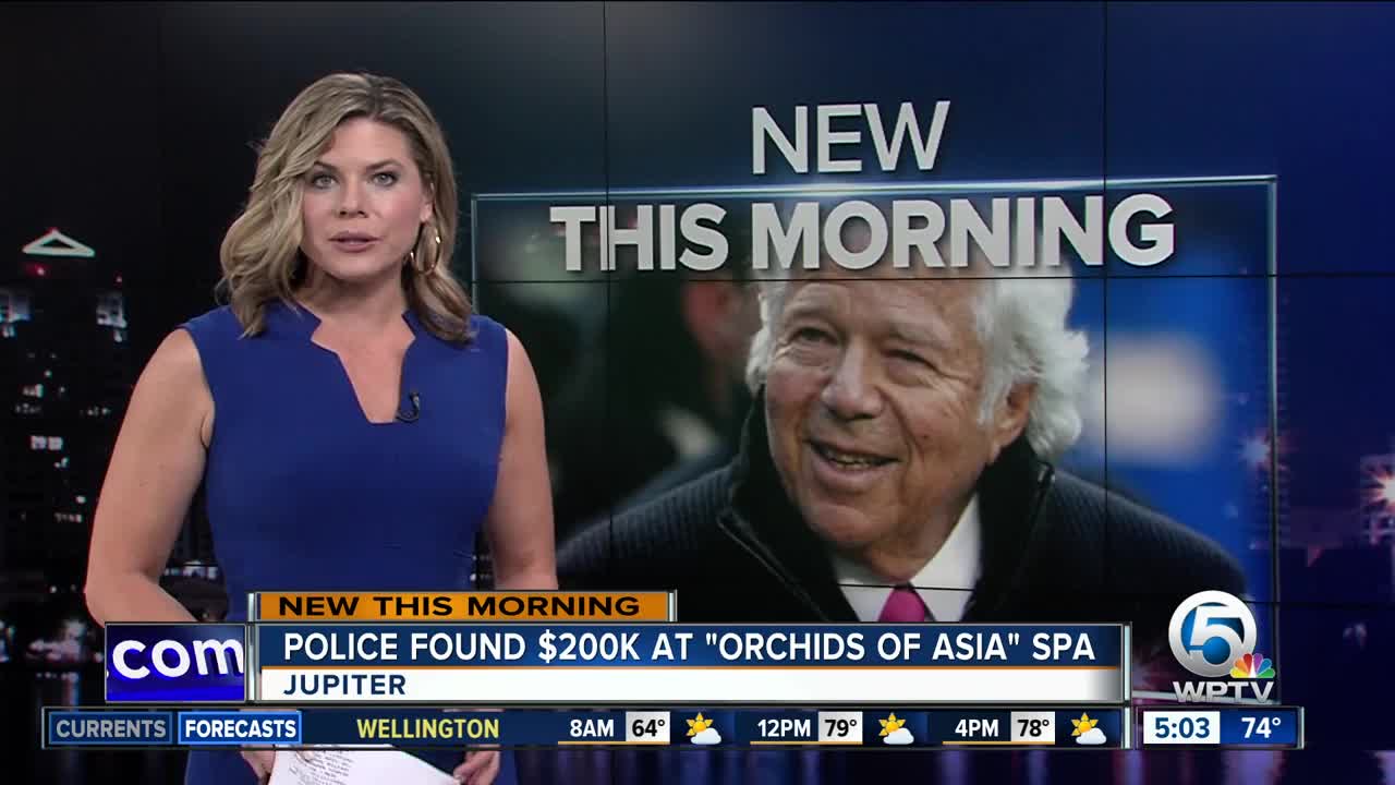 Police: Nearly $200K seized from Jupiter spa Patriots' owner Robert Kraft visited for sex